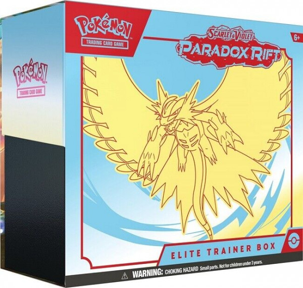 Karmesin & Purpur Paradox Rift Elite Trainer Box Roaring Moon DE