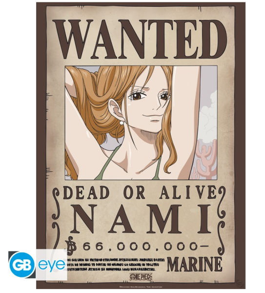 [POSTER] One Piece - Wanted Nami - 52x38 - Chibi