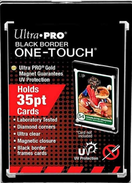 Ultra Pro Black Border One Touch Magnet Case 35pt