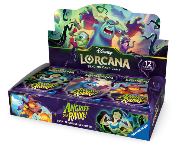 [DEU] Disney Lorcana Angriff der Ranke! Booster Display