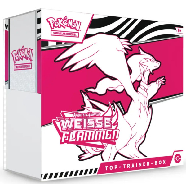 [DEU-ON] Pokemon - Karmesin & Purpur - Weisse Flammen Top Trainer Box (Max. 1 TTB pro Person)