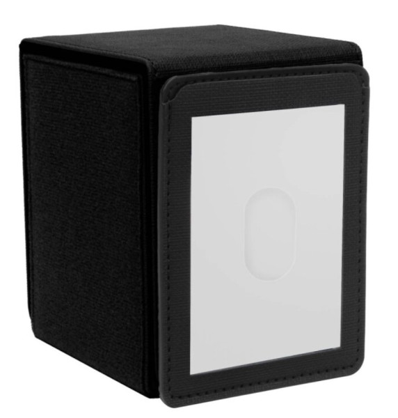 [Zubehör] Ultra Pro - PATCHCRAFT - Alcove Flip Deck Box - Schwarz