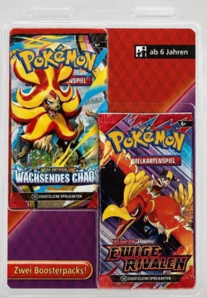 [DEU] Pokémon 2er Blister (Wachsendes Chaos & Ewige Rivalen)