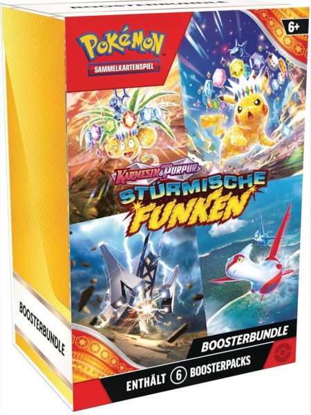 Pokemon - Karmesin & Purpur: Stürmische Funken Booster Bundle - Deutsch