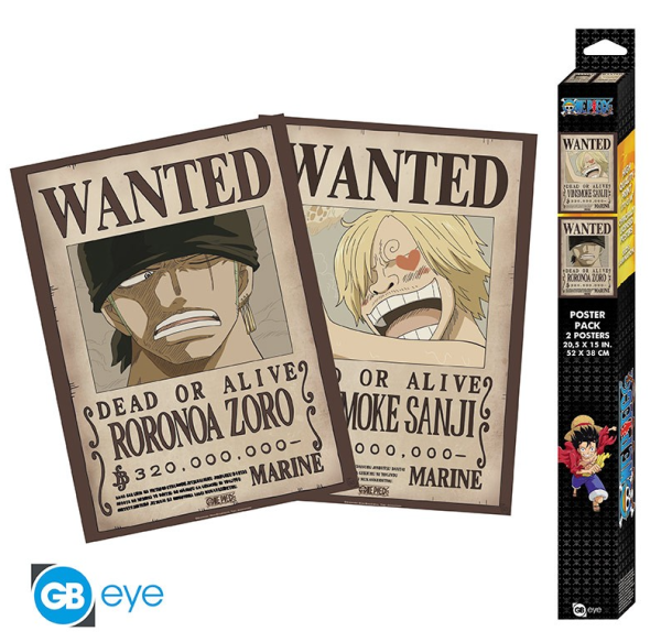 [POSTER] One Piece - Sanji & Zoro - 52x38 - Chibi