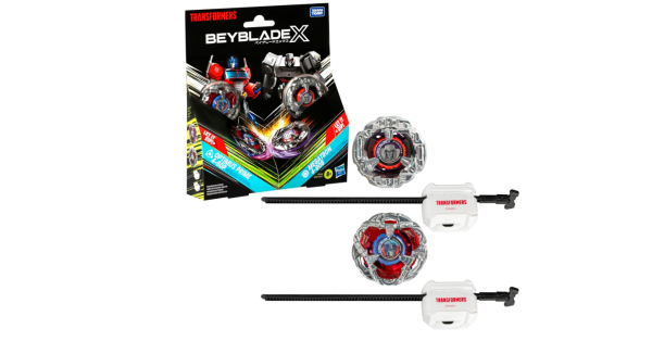 BEYBLADE X -Transformers Collab – Optimus Prime 4-60P vs. Megatron 4-80B Multipack