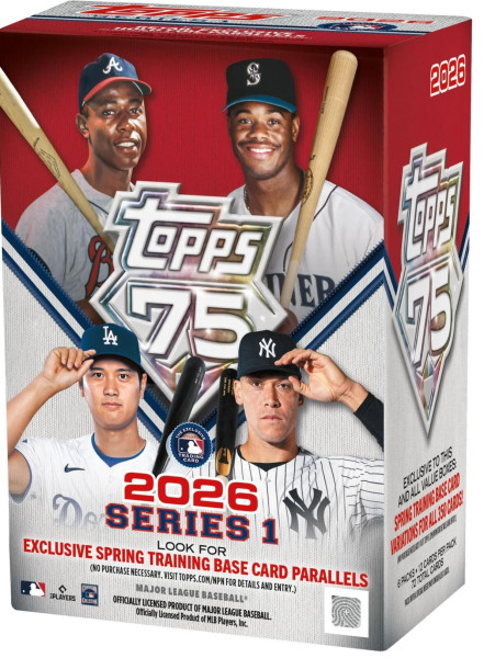[ENG] Topps 2026 MLB Series 1 Baseball Value Box