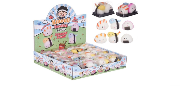 Kawaii Foodiez Squishy Sushi 3er-Pack