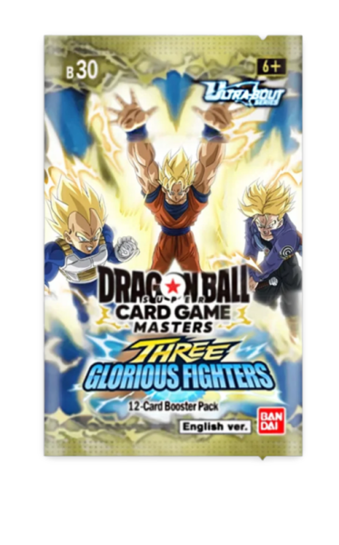 [ENG] Dragon Ball Super Card Game Three Glorious Fighters B30 Booster Booster Pack Englisch – Ultra