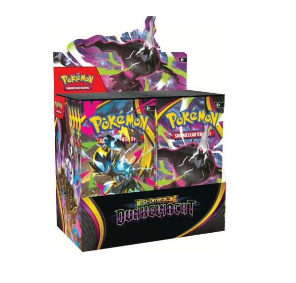 [DEU] Pokémon Mega Entwicklung Dunkelnacht Booster Display Deutsch – 36 Boosterpacks (Maximale Abgab
