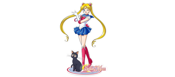 Sailor Moon -Sailor Moon & Luna- XXL Acrylaufsteller