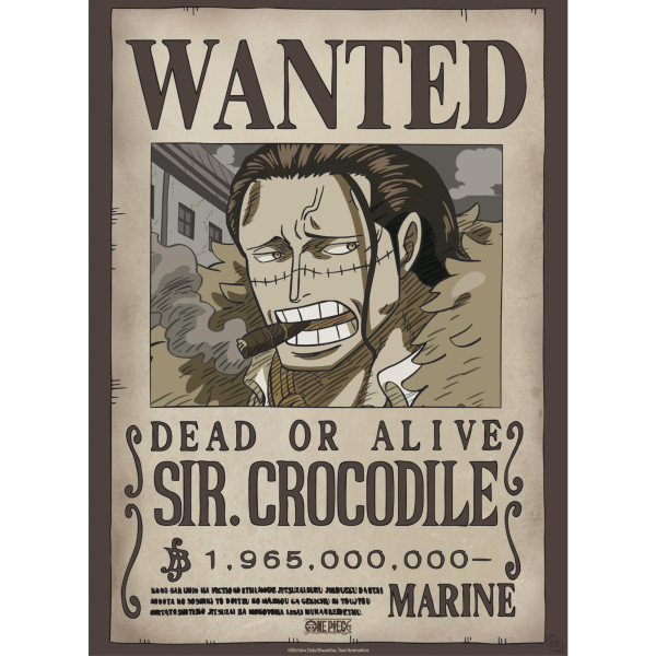 [POSTER] One Piece - Poster Chibi 52x38 - Wanted Crocodile Wano