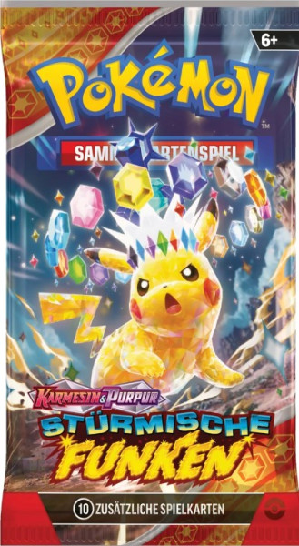 [DEU] Pokemon - Karmesin & Purpur - Stürmische Funken - Booster