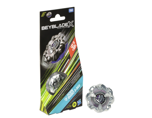 BEYBLADE X – Horn Rhino 3-80S Booster Pack