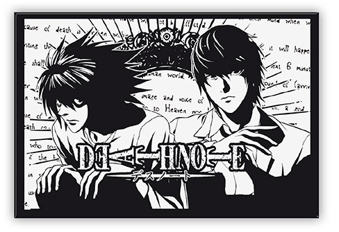 Death Note - L & Light - Magnet