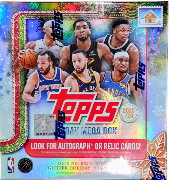 [ENG] Topps Chrome NBA Holiday Mega Box 25/26
