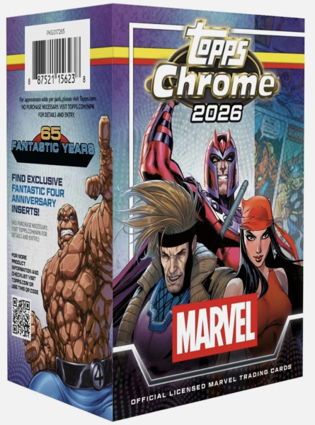 [ENG] Topps Chrome Marvel 2026 Value box