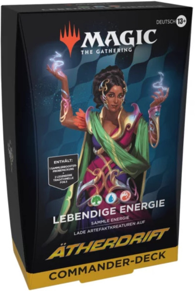 [DEU] Magic: The Gathering Ätherdrift Commander Deck Lebendige Energie - Deutsch