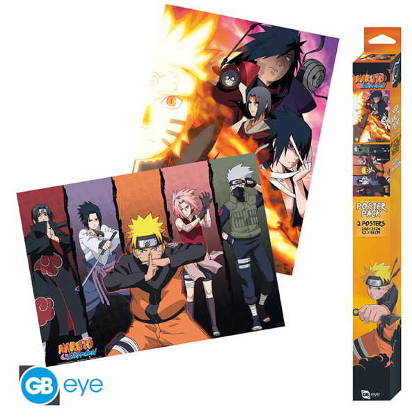 [POSTER] Naruto Shippuden - Posterset - 52x38 - Chibi