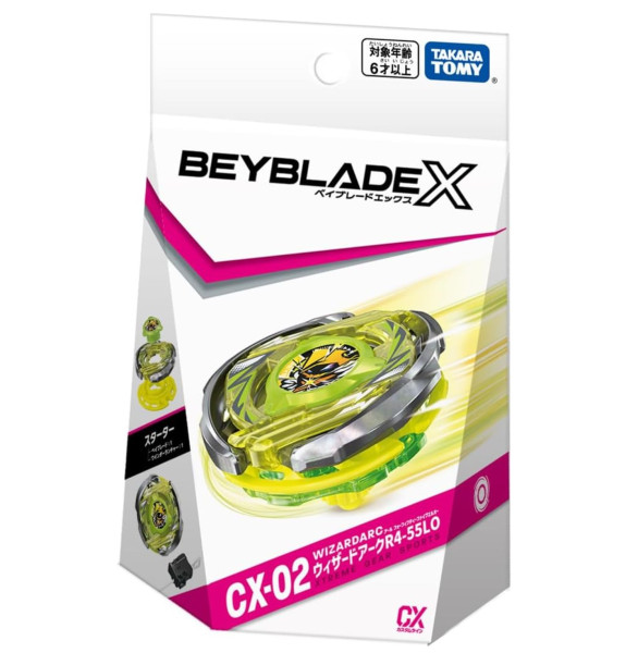 BEYBLADE X Beyblade X CX-02 Starter Wizard Arc R4-55LO