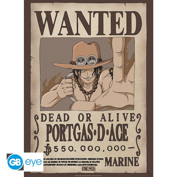 [POSTER] One Piece - Poster Chibi 52x38 - Wanted Ace