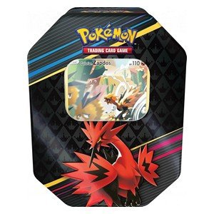 Pokemon Crown Zenith Galarian Zapdos Tin Box - Englisch