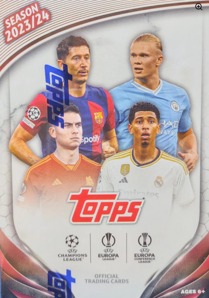 2023/24 Topps UEFA Club Competitions Soccer 7-Pack Blaster