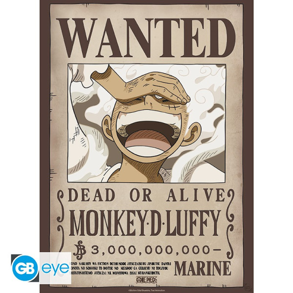 [POSTER] One Piece - Poster Chibi 52x38 - Wanted Luffy Wano