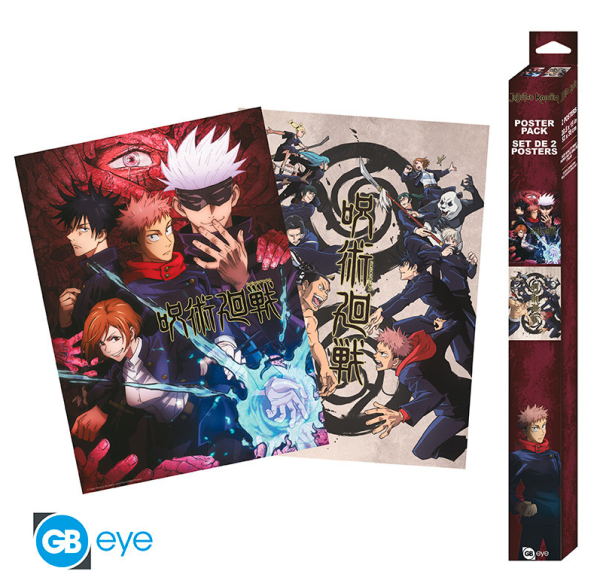 [POSTER] Jujutsu Kaisen - Posterset - 52x38 - Chibi