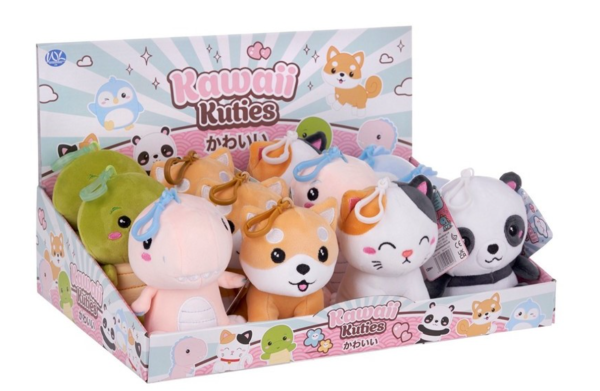 Kawaii Kuties - Plüsch Bagclip - Zufällige Auswahl