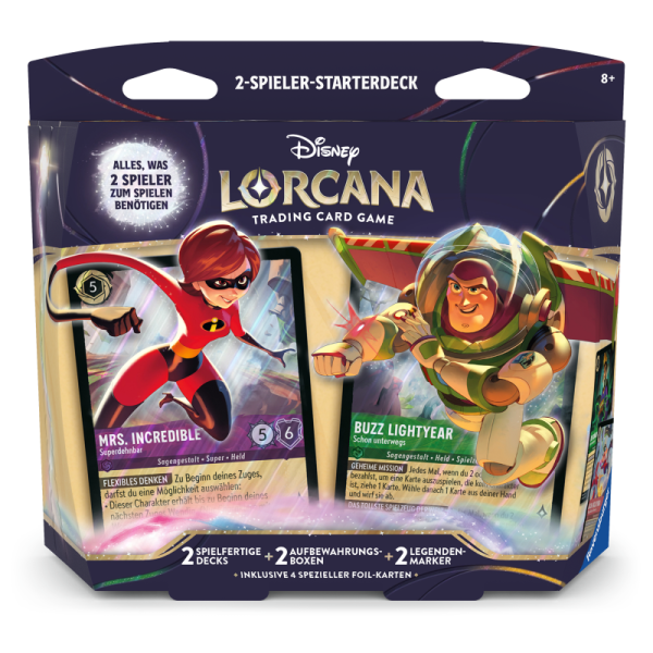 [DEU] Disney Lorcana Unbekannte Wildnis 2-Spieler-Starterdeck