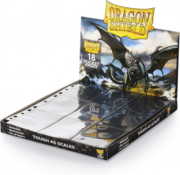 Dragon Shield 18-Pocket Clear Pages Display (50 Pages)