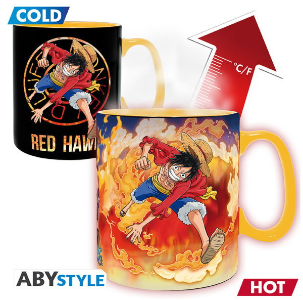 One Piece - Luffy & Sabo - Mug Heat Change - 460 ml