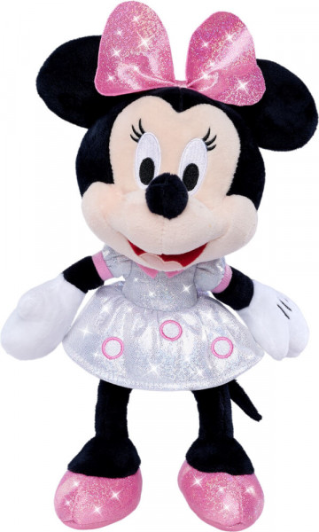 Disney D100 Sparkly Minnie - Plüschfigur - ca. 25cm