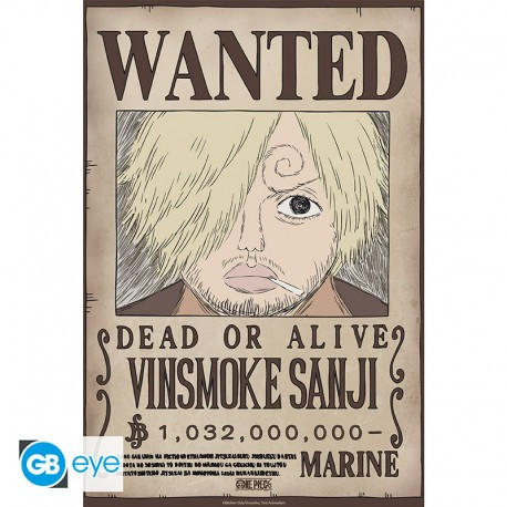 [POSTER] One Piece - Poster Chibi 52x38 - Wanted Sanji Wano