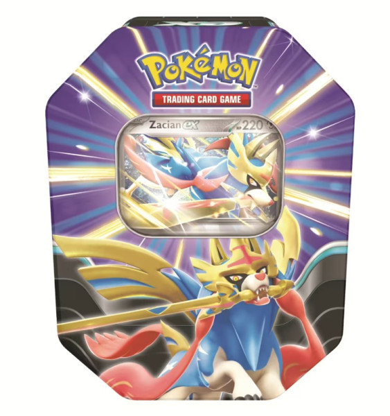 [ENG] Pokemon - Scarlet & Violet - Sommer Tin 2025 - Zacian Artwork