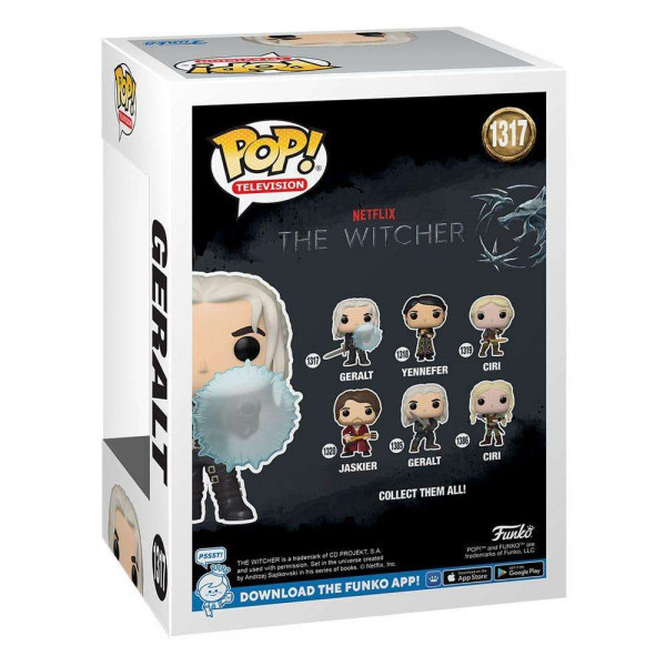 The Witcher POP! TV Vinyl Figur Geralt (Shield) 9 cm