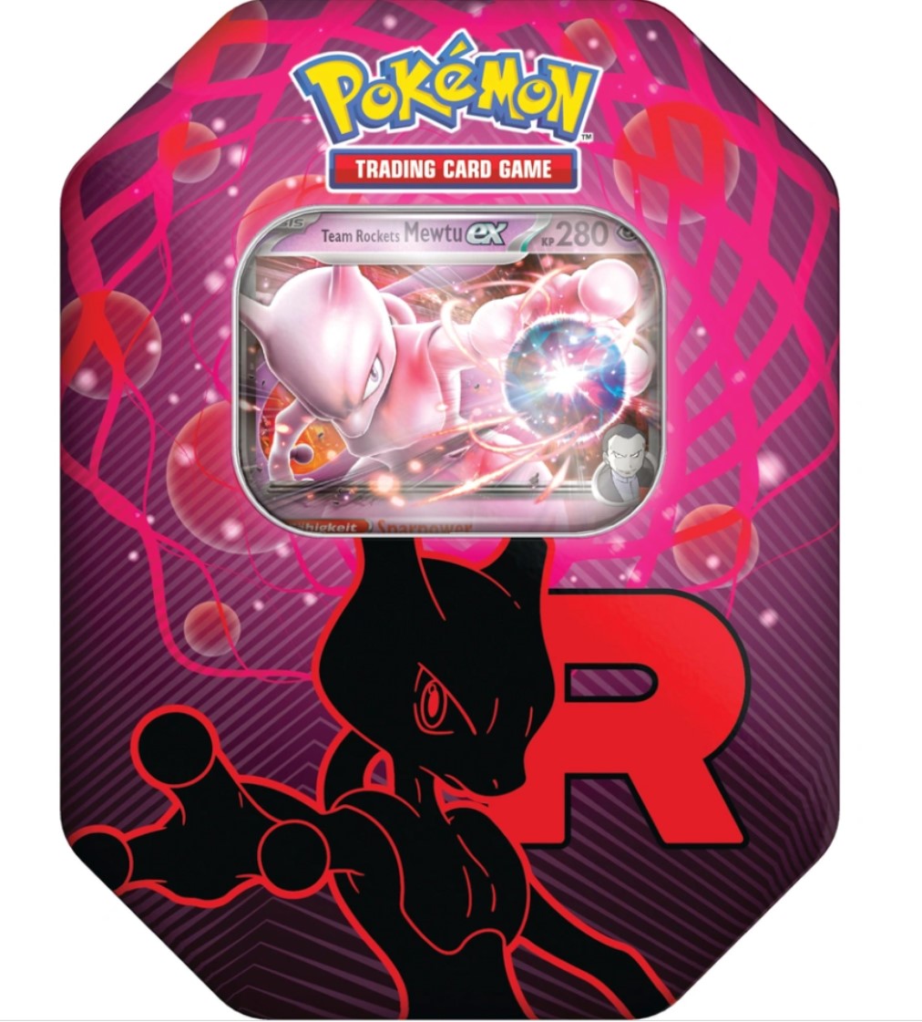 [DEU] Pokemon - Team Rockets Mewtu Tin | Deutsch | Tin-Dosen und ...