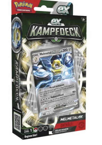 Pokemon EX Kampfdeck Melmetal Starterdeck