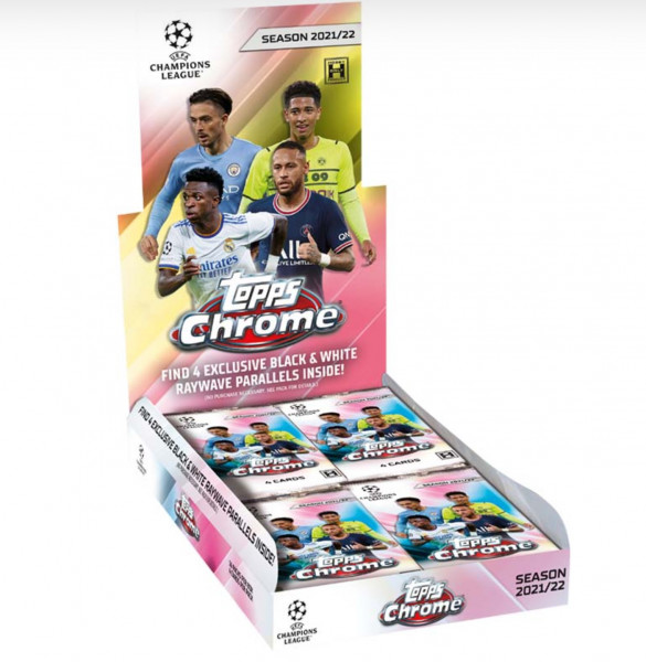 2021/22 Topps Chrome Uefa Champions League Hobby Lite Box EN