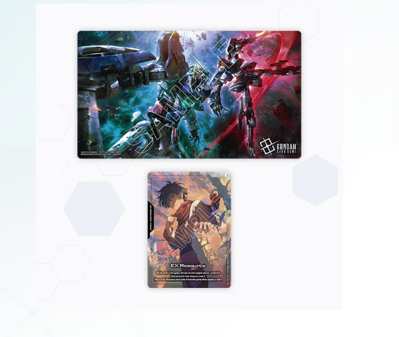 [ENG] Gundam Card Game Suit Playmat + Promokarte