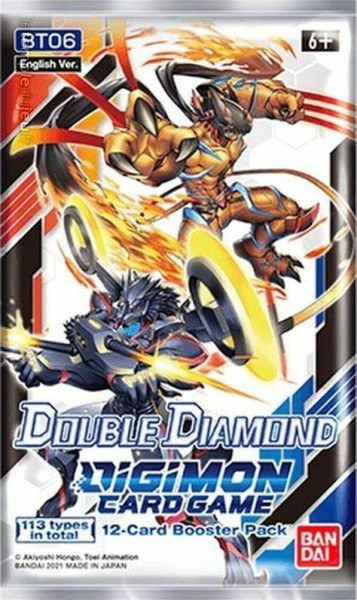 Ein Digimon Double Diamond Blooster - Englisch