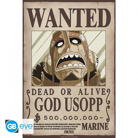 [POSTER] One Piece - Poster Chibi 52x38 - Wanted Usopp Wano