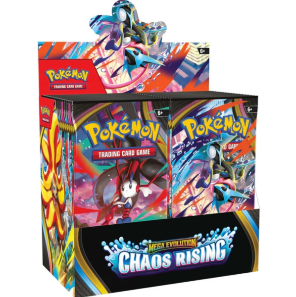 [ENG] Pokémon Mega Evolution Chaos Rising Booster Display Englisch – 36 Boosterpacks (Maximale Abgab
