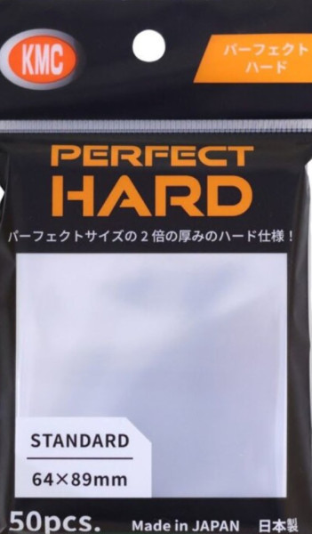 [Zubehör] KMC Perfect Fit Hard Sleeves Clear Standart Size 64x89mm 50 Stück