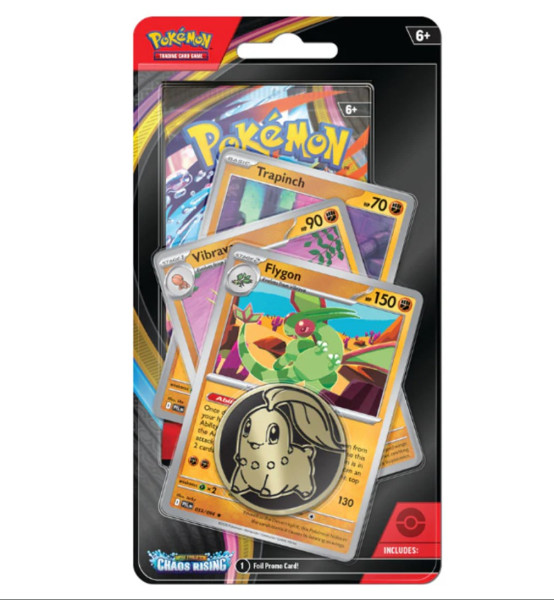 [ENG] Pokémon Mega Evolution Chaos Rising Checklane Blister - 3 unterschiedliche Promokarten
