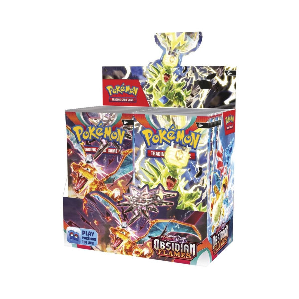 Pokemon Scarlet & Violet 03 Obsidian Flames 36 Booster Display - Englisch