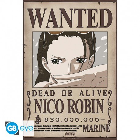 [POSTER] One Piece - Poster Chibi 52x38 - Wanted Nico Robin Wano