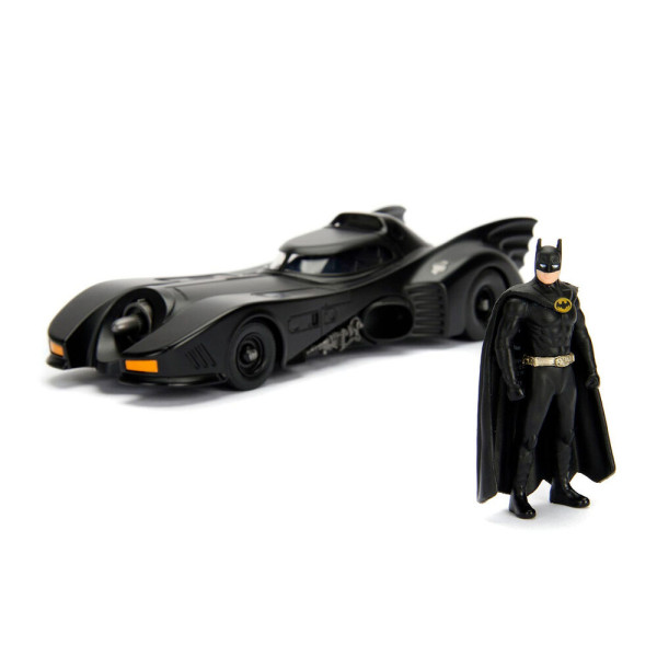 DC Comics Batmovil metal car + Batman figure set