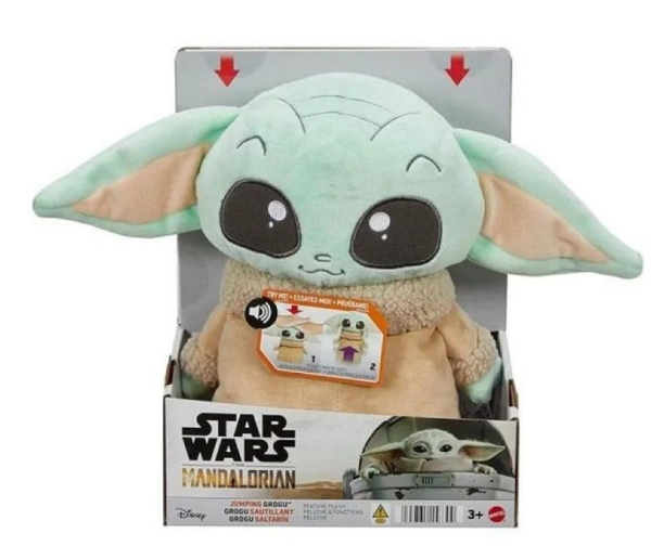 Star Wars - Mandalorian Jumping Grogu - Plüsch - 25 cm